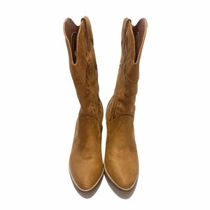 Sugar Tan Heeled Boots